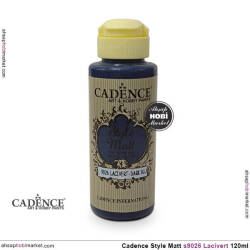 Cadence Style Matt s9026 Lacivert Akrilik Boya 120ml - Cadence