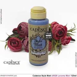 Cadence Style Matt s9028 Lavanta Mavi Akrilik Boya 120ml - Cadence (1)
