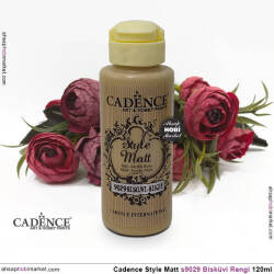 Cadence Style Matt s9029 Bisküvi Rengi Akrilik Boya 120ml - Cadence (1)