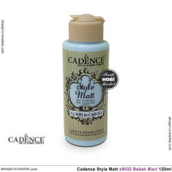 Cadence Style Matt s9032 Bebek Mavi Akrilik Boya 120ml - Cadence