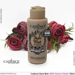 Cadence Style Matt s9033 Somon Pembe Akrilik Boya 120ml - Cadence (1)