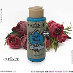 Cadence Style Matt s9035 Kelebek Mavi Akrilik Boya 120ml - Cadence (1)