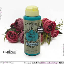 Cadence Style Matt s9036 Açık Deniz Yeşili Akrilik Boya 120ml - Cadence (1)