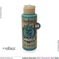 Cadence Style Matt s9037 Ultramarine Yeşil Akrilik Boya 120ml - Cadence