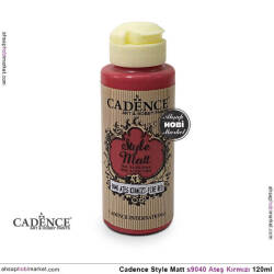 Cadence Style Matt s9040 Ateş Kırmızı Akrilik Boya 120ml - Cadence