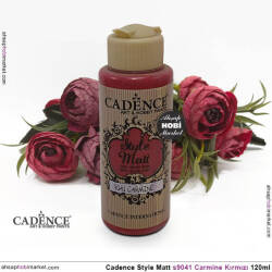 Cadence Style Matt s9041 Carmine Kırmızı Akrilik Boya 120ml - Cadence (1)