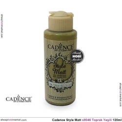 Cadence Style Matt s9046 Toprak Yeşili Akrilik Boya 120ml - Cadence