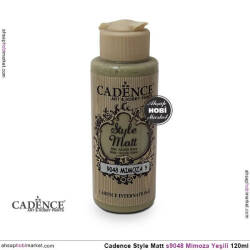 Cadence Style Matt s9048 Mimoza Yeşili Akrilik Boya 120ml - Cadence