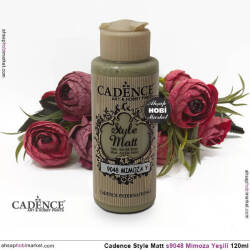 Cadence Style Matt s9048 Mimoza Yeşili Akrilik Boya 120ml - Cadence (1)
