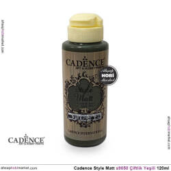 Cadence Style Matt s9050 Çiftlik Yeşili Akrilik Boya 120ml - Cadence