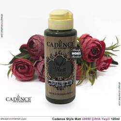 Cadence Style Matt s9050 Çiftlik Yeşili Akrilik Boya 120ml - Cadence (1)
