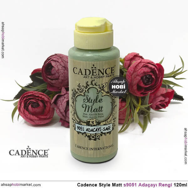 Cadence Style Matt s9051 Adaçayı Akrilik Boya 120ml - 2