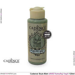 Cadence Style Matt s9052 Kamuflaj Yeşili Akrilik Boya 120ml - Cadence