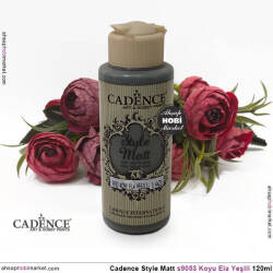 Cadence Style Matt s9053 Koyu Ela Yeşili Akrilik Boya 120ml - Cadence (1)