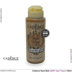 Cadence Style Matt s9057 Açık Tarçın Akrilik Boya 120ml - Cadence