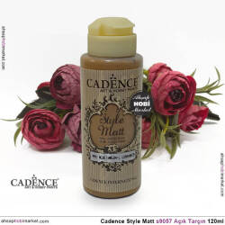 Cadence Style Matt s9057 Açık Tarçın Akrilik Boya 120ml - Cadence (1)