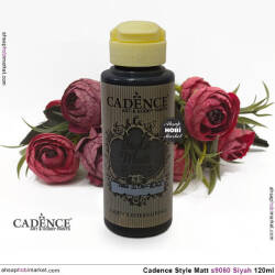 Cadence Style Matt s9060 Siyah Akrilik Boya 120ml - Cadence (1)
