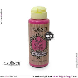 Cadence Style Matt s9064 Fuşya Akrilik Boya 120ml - Cadence