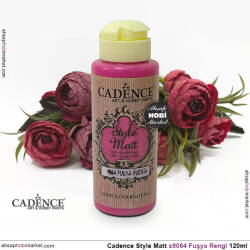 Cadence Style Matt s9064 Fuşya Akrilik Boya 120ml - Cadence (1)