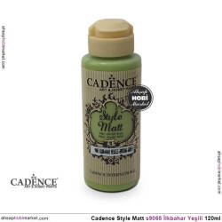 Cadence Style Matt s9065 İlkbahar Yeşili Akrilik Boya 120ml - Cadence