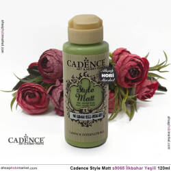 Cadence Style Matt s9065 İlkbahar Yeşili Akrilik Boya 120ml - Cadence (1)