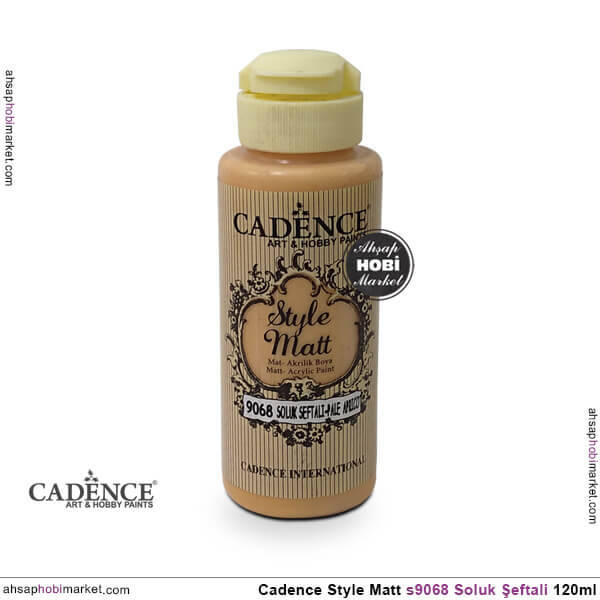 Cadence Style Matt s9068 Soluk Şeftali Akrilik Boya 120ml - 1