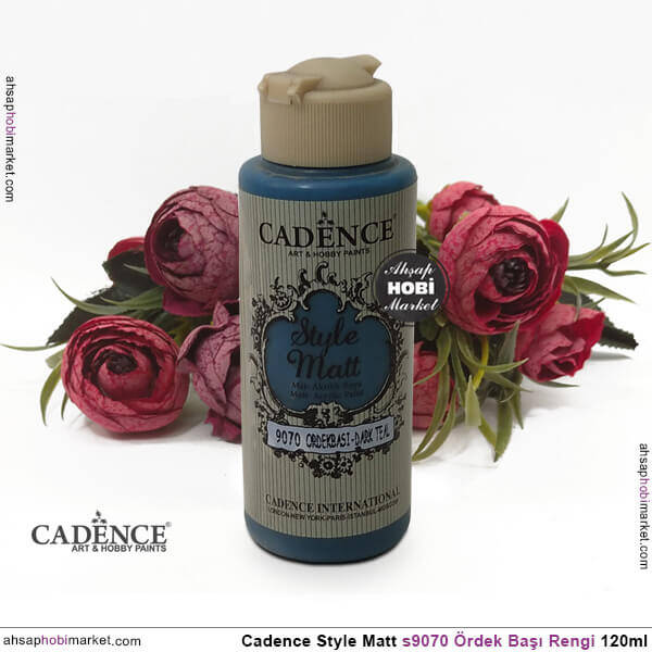 Cadence Style Matt s9070 Ördek Başı Akrilik Boya 120ml - 2