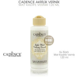 Cadence Mat Kadife Vernik Su Bazlı 120 ml - Cadence