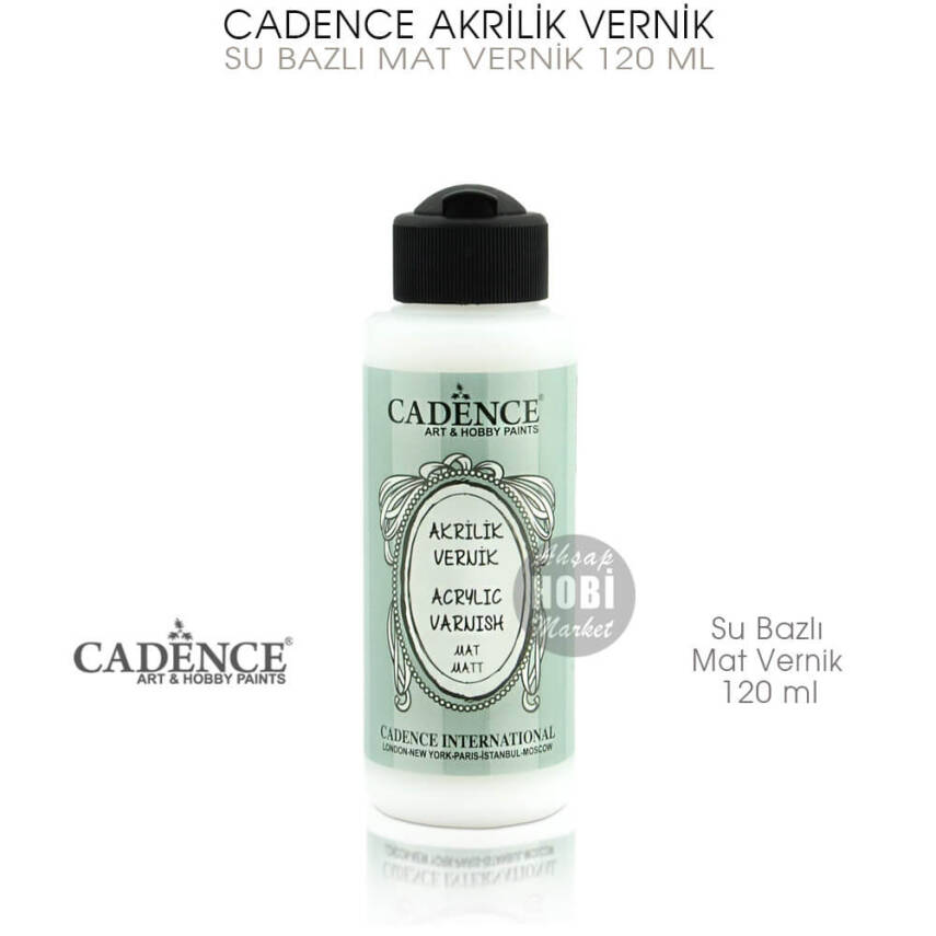 Cadence Su Bazlı Mat Vernik 120 ml - 1