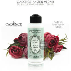 Cadence Su Bazlı Mat Vernik 120 ml - Cadence (1)