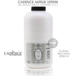 Cadence Su Bazlı Mat Vernik 2000 ml (2 Litre) - Cadence