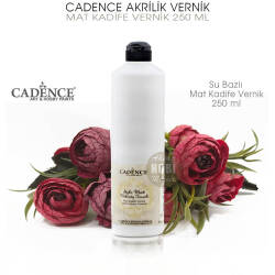 Cadence Mat Kadife Vernik Su Bazlı 250 ml - Cadence (1)