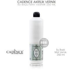 Cadence Su Bazlı Mat Vernik 250 ml - Cadence
