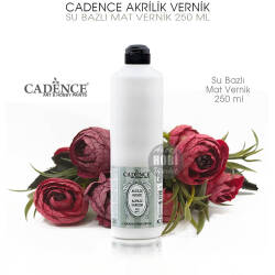 Cadence Su Bazlı Mat Vernik 250 ml - Cadence (1)