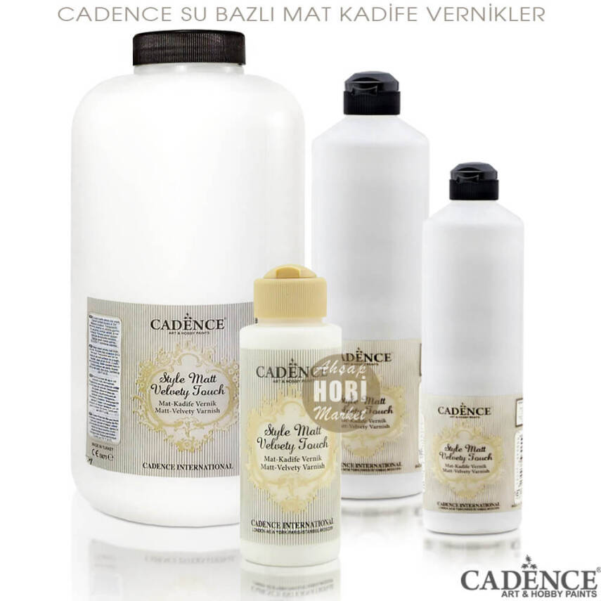 Cadence Mat Kadife Vernik Su Bazlı 500 ml - 3