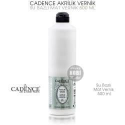 Cadence Su Bazlı Mat Vernik 500 ml - Cadence