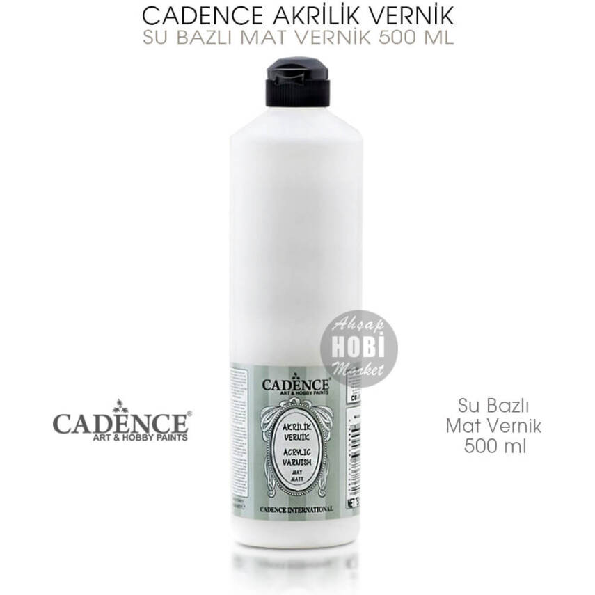 Cadence Su Bazlı Mat Vernik 500 ml - 1