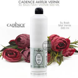 Cadence Su Bazlı Mat Vernik 500 ml - Cadence (1)
