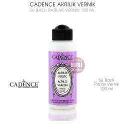 Cadence Su Bazlı Parlak Vernik 120 ml - Cadence