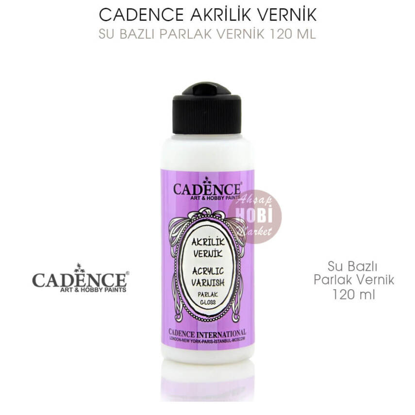 Cadence Su Bazlı Parlak Vernik 120 ml - 1