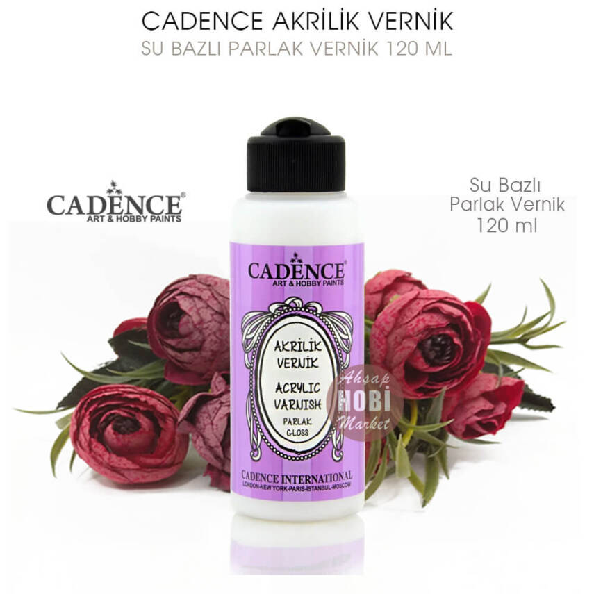 Cadence Su Bazlı Parlak Vernik 120 ml - 2