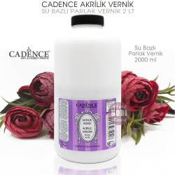 Cadence Su Bazlı Parlak Vernik 2000 ml (2 Litre) - Cadence (1)