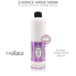 Cadence Su Bazlı Parlak Vernik 250 ml - Cadence