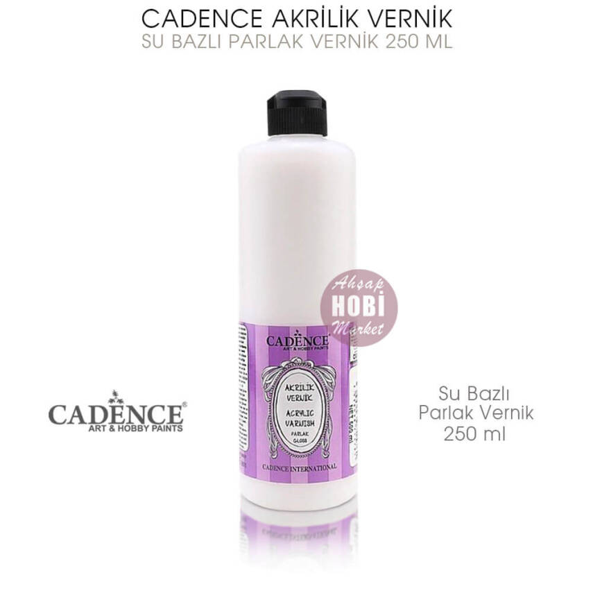 Cadence Su Bazlı Parlak Vernik 250 ml - 1