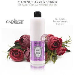 Cadence Su Bazlı Parlak Vernik 250 ml - Cadence (1)