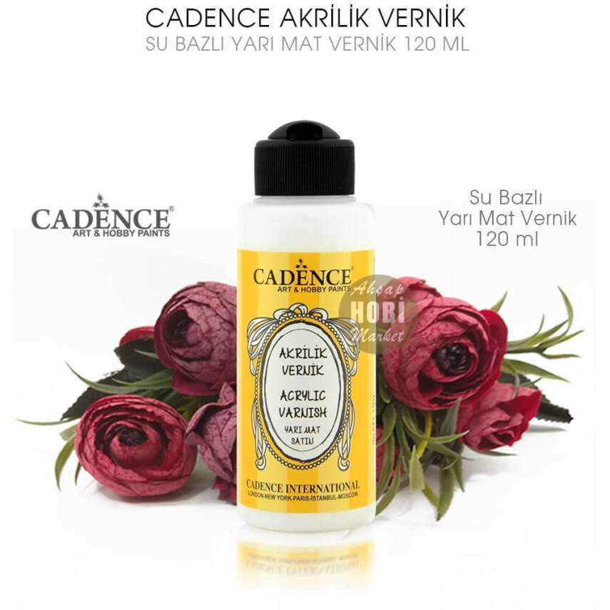 Cadence Su Bazlı Yarı Mat Vernik 120 ml - 2
