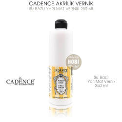 Cadence Su Bazlı Yarı Mat Vernik 250 ml - Cadence