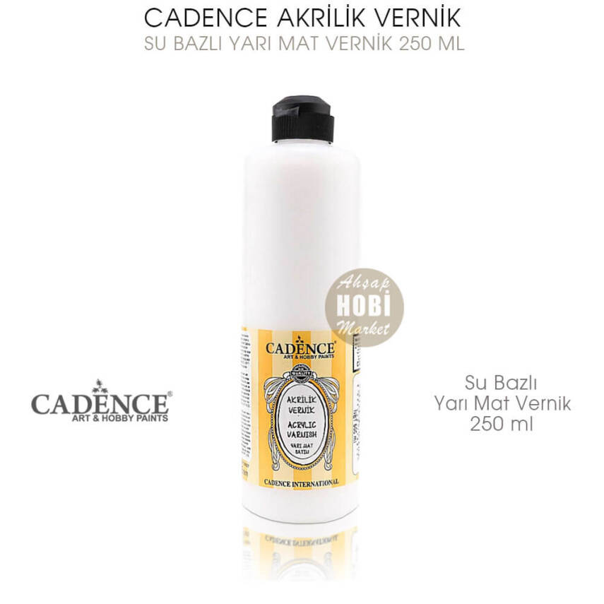 Cadence Su Bazlı Yarı Mat Vernik 250 ml - 1