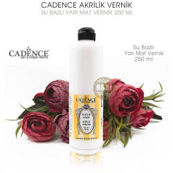 Cadence Su Bazlı Yarı Mat Vernik 250 ml - Cadence (1)