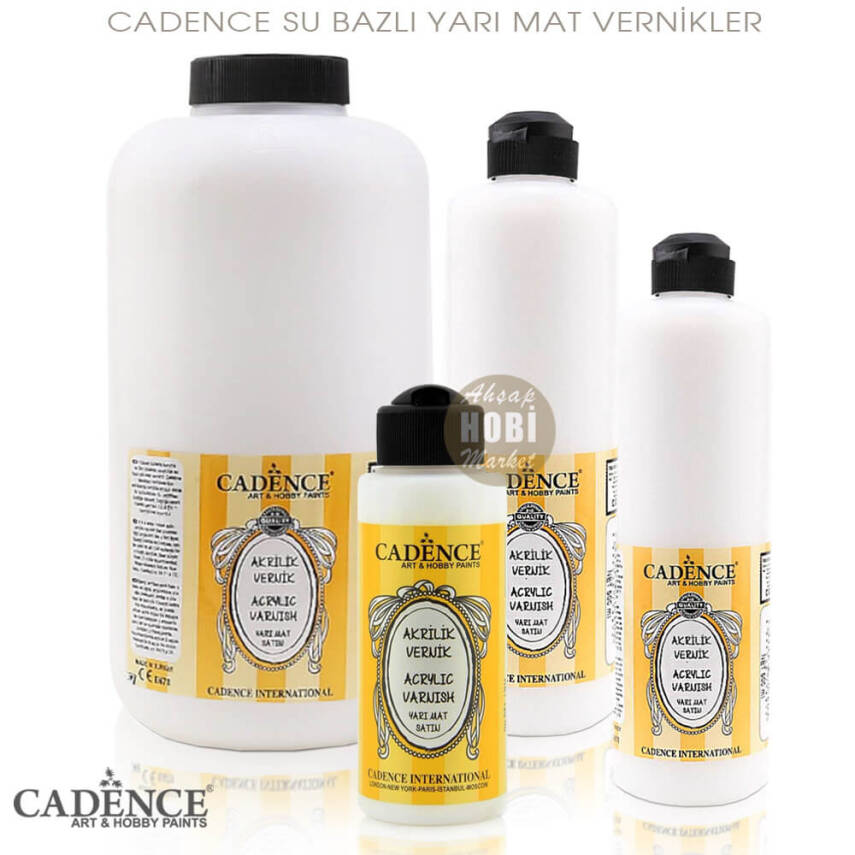Cadence Su Bazlı Yarı Mat Vernik 500 ml - 3